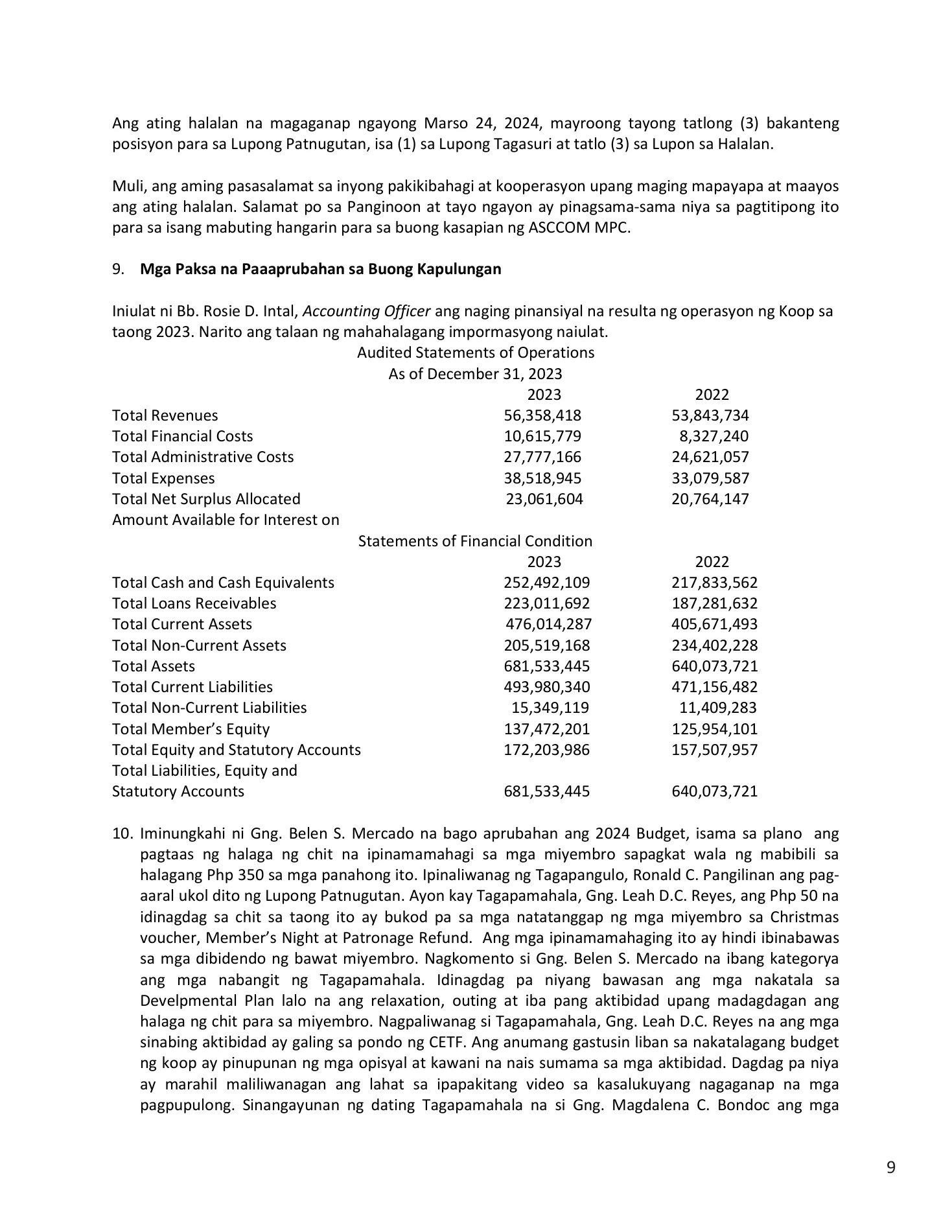 Annual Report 2025, page 10 of 54