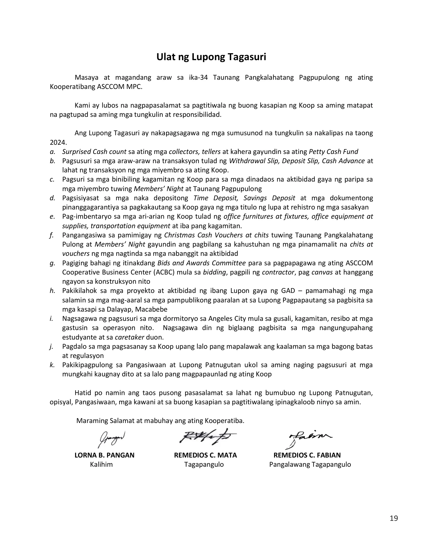 Annual Report 2025, page 20 of 54