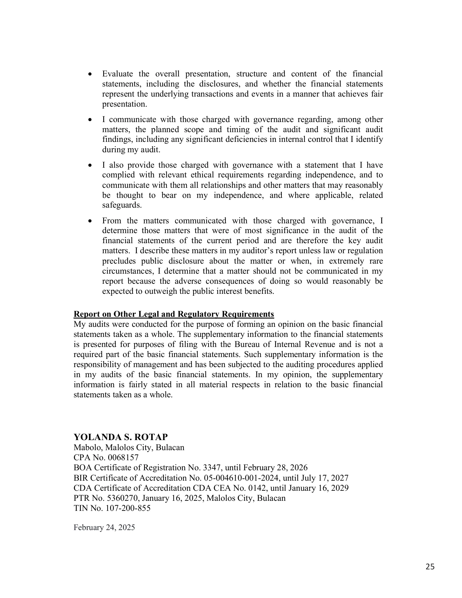 Annual Report 2025, page 26 of 54